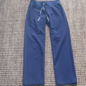 Figs Scrub Pants XXS Petite Navy Blue Kade